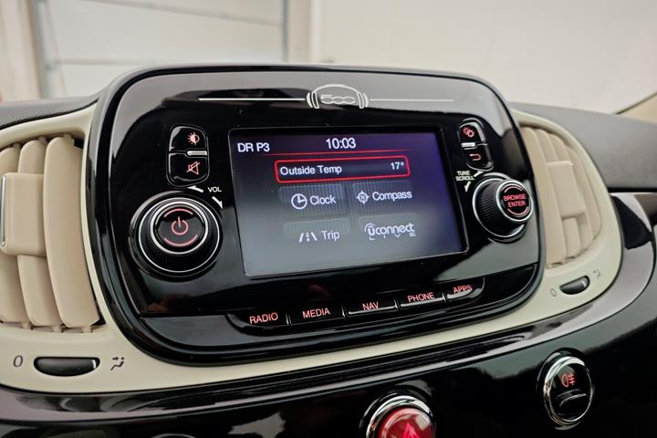 Sort Fiat 500 fra 2018