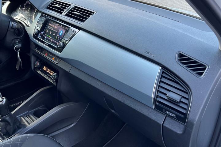 Hvid Skoda Fabia fra 2020