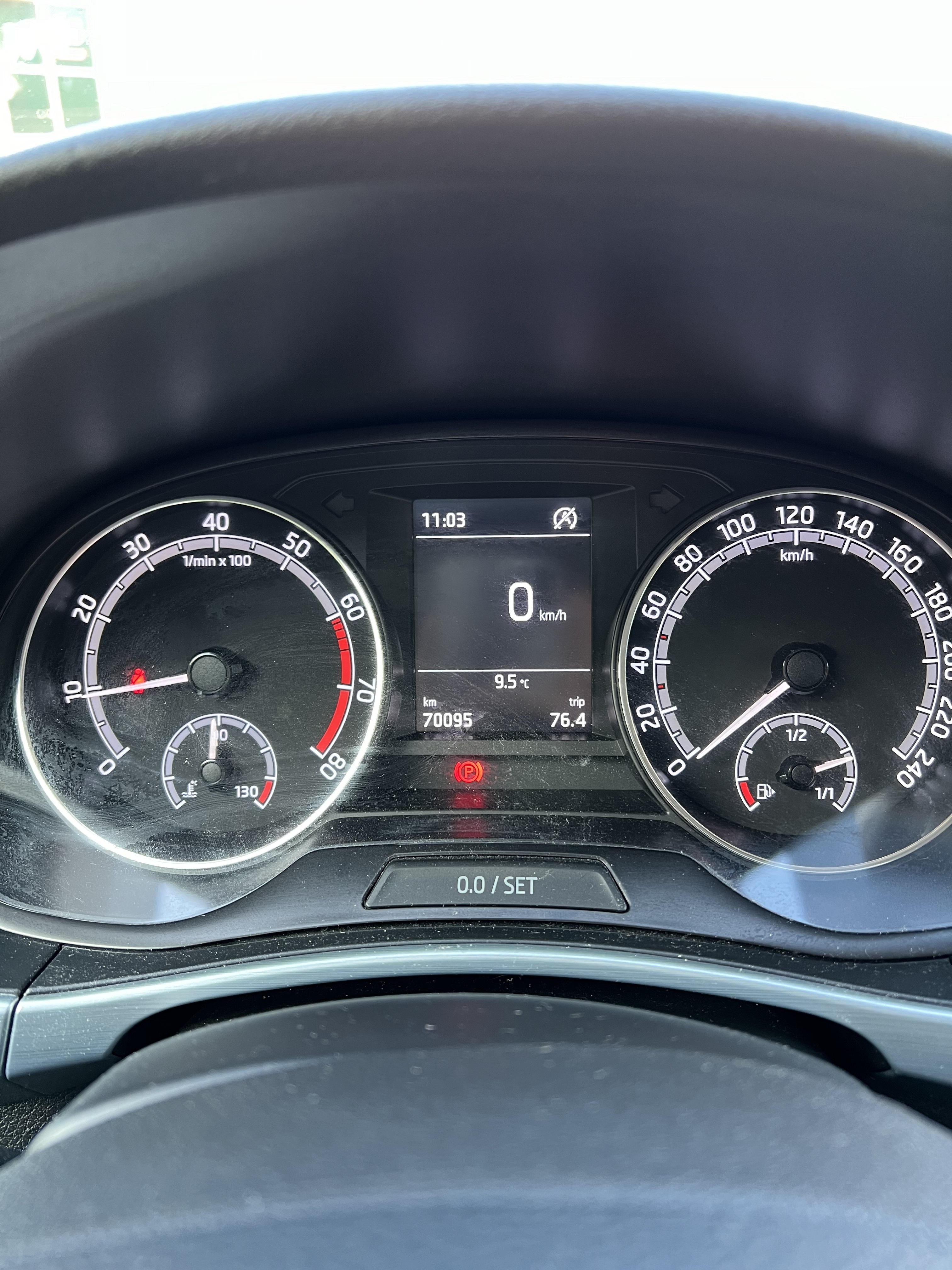Hvid Skoda Fabia fra 2020