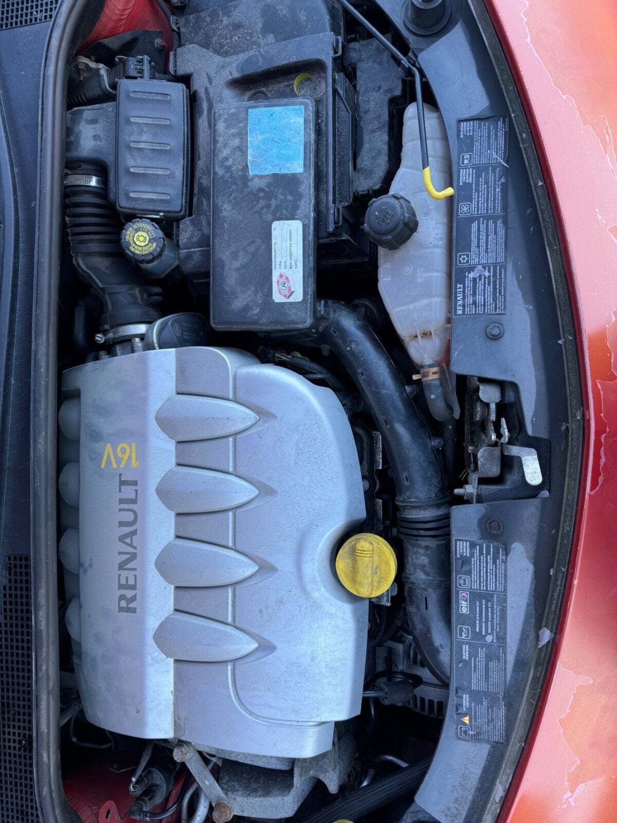 Orange Renault Clio II fra 2006