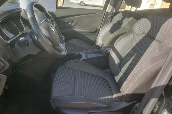 Sort Renault Scenic IV fra 2018 set indefra