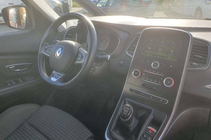 Sort Renault Scenic IV fra 2018 set indefra