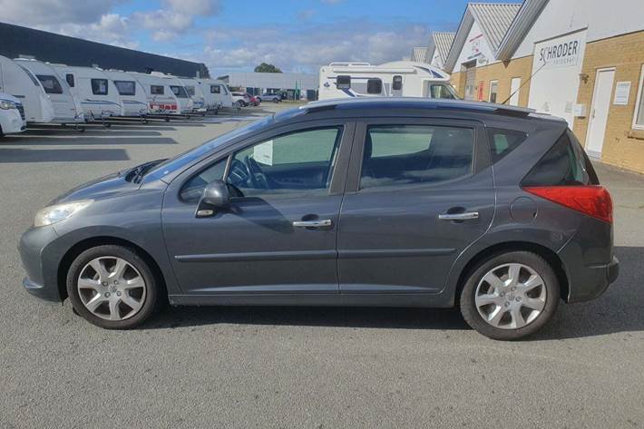 Grå Peugeot 207 fra 2008