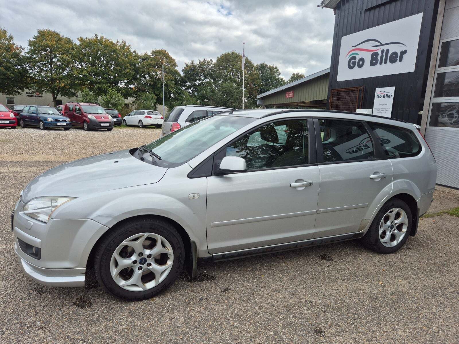 Grøn Ford Focus fra 2008