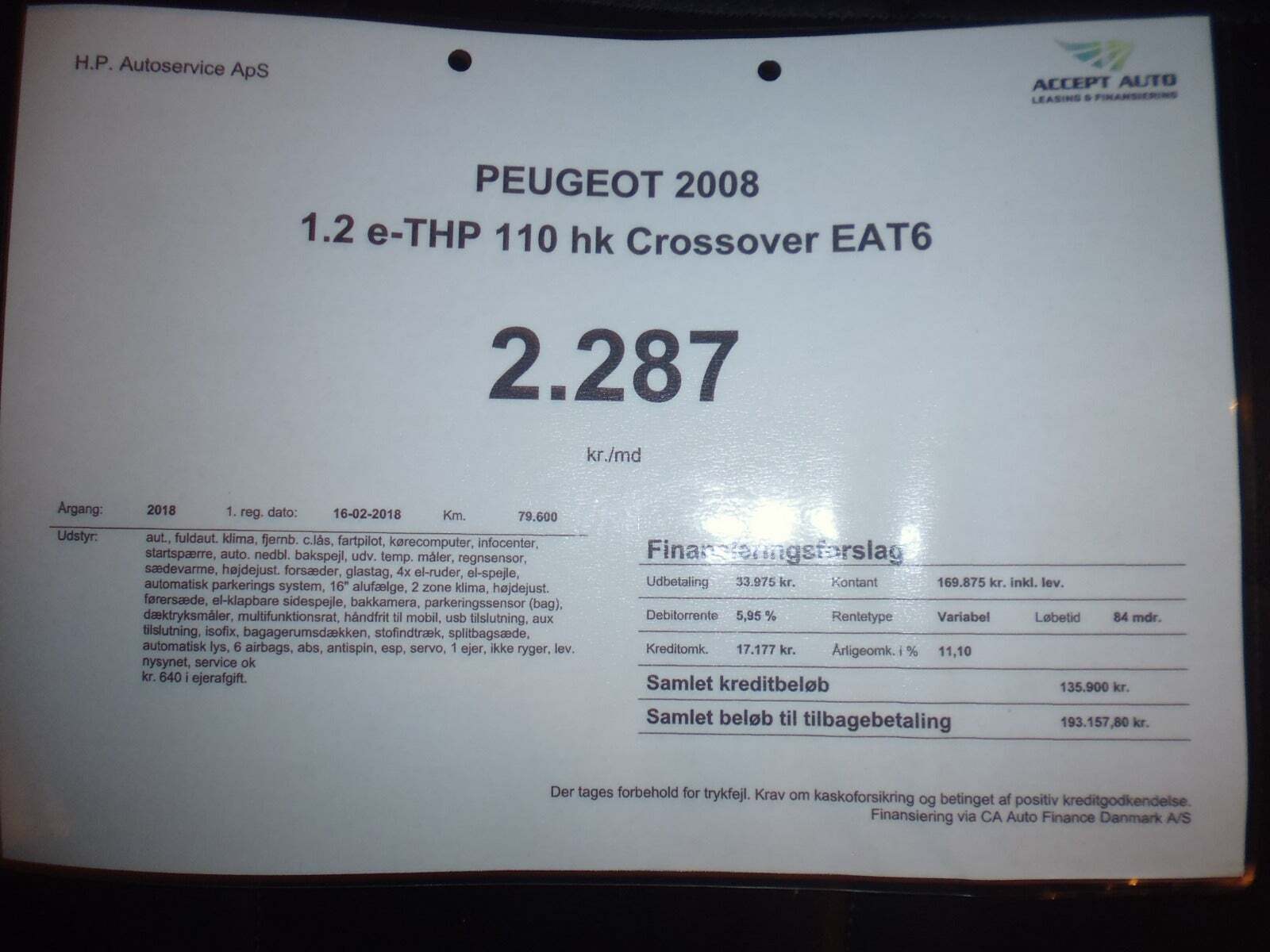 undefined Peugeot 2008 fra 2018