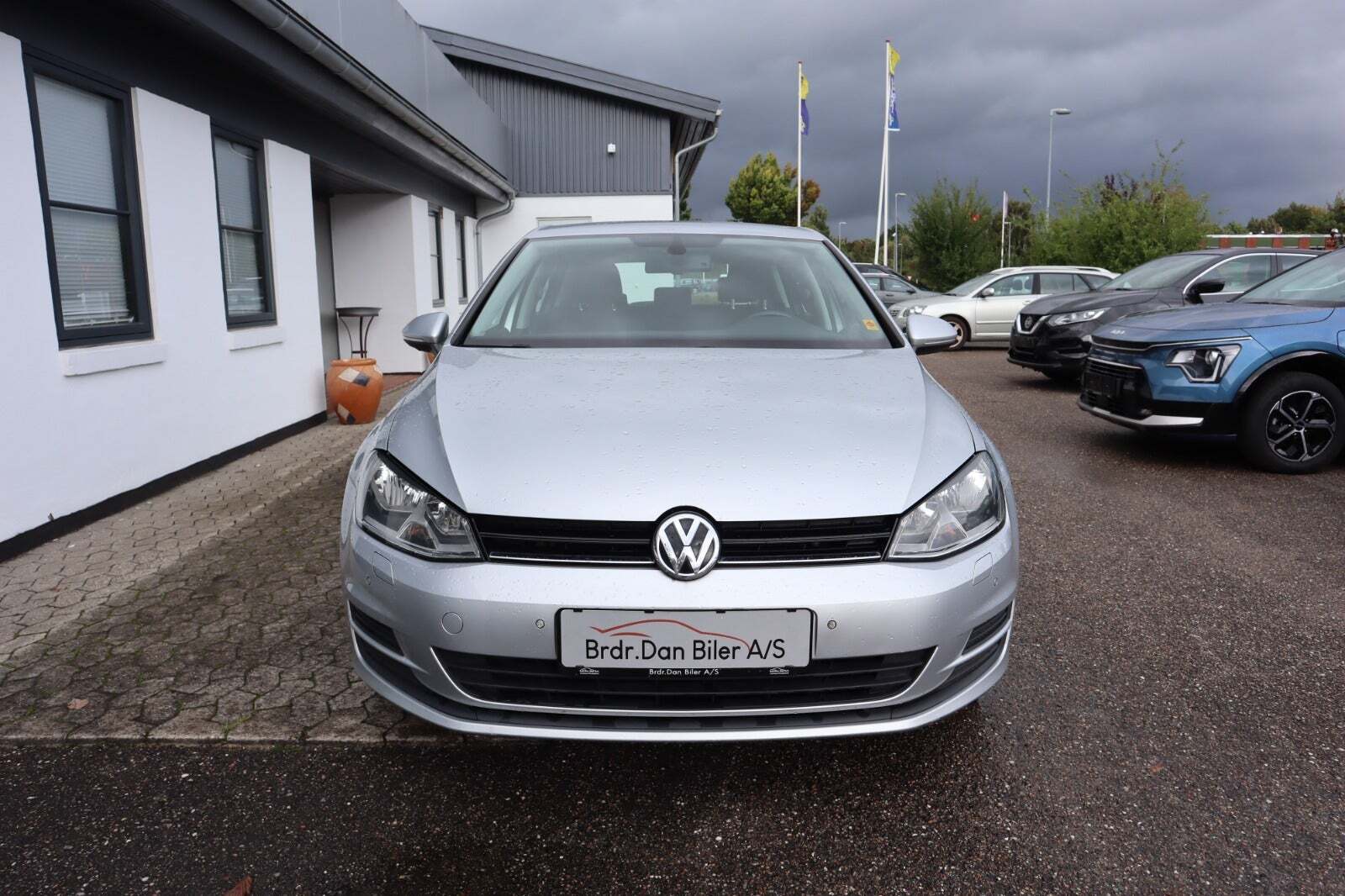 Sølv VW Golf VII fra 2015