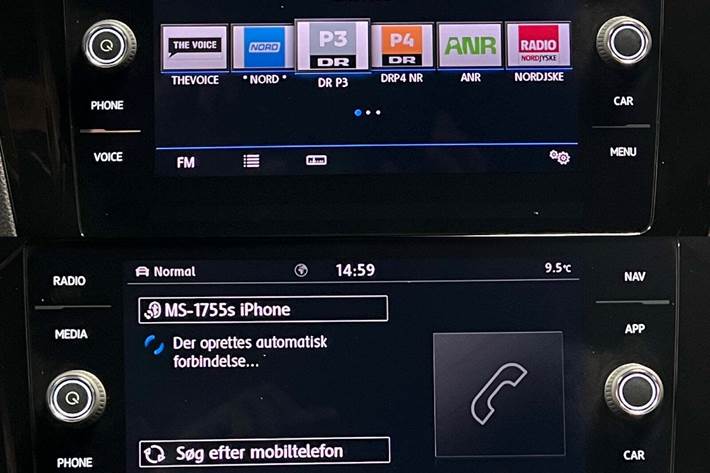 Grå VW Passat fra 2018