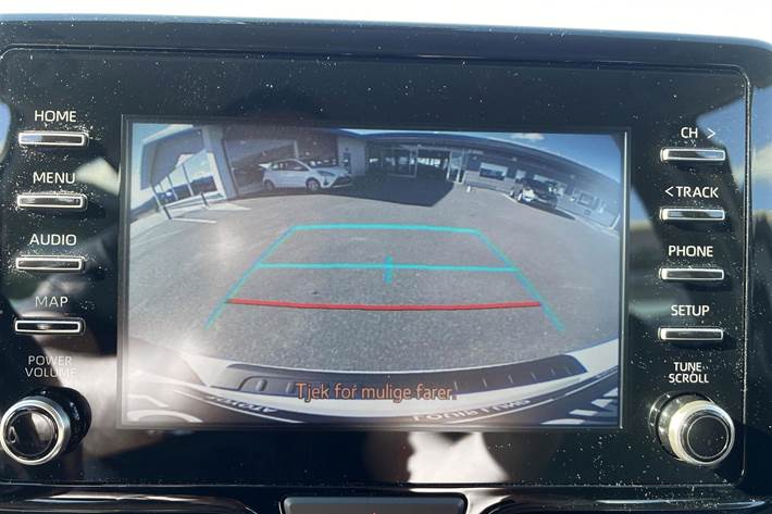 Hvid Toyota Yaris fra 2022