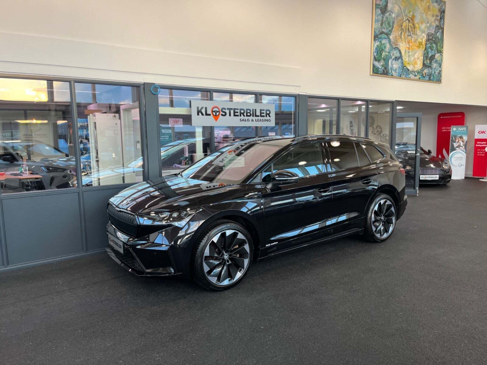 Sort Skoda Enyaq fra 2022