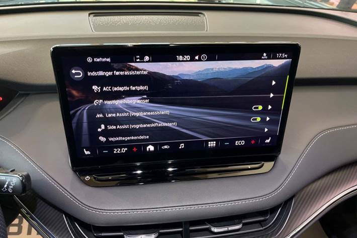 Sort Skoda Enyaq fra 2022