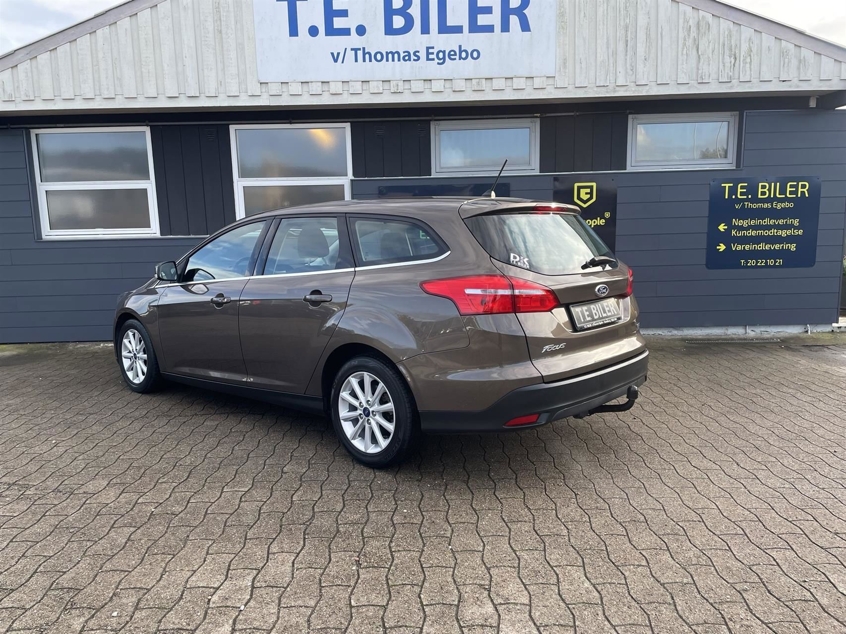 Brun Ford Focus fra 2018