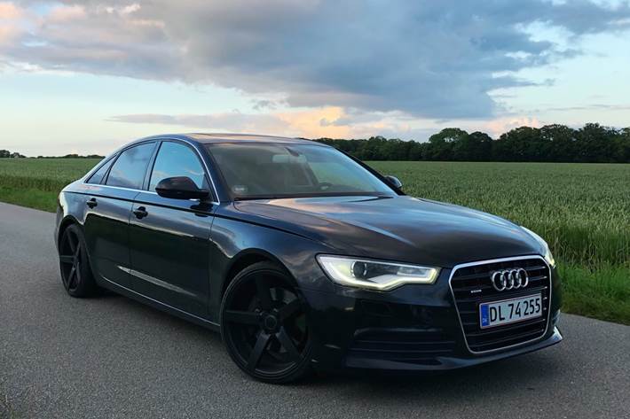 Sort Audi A 6 fra 2011