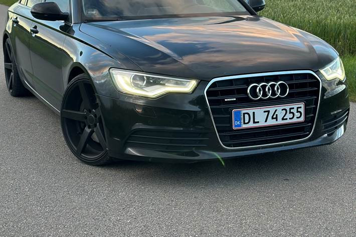 Sort Audi A 6 fra 2011