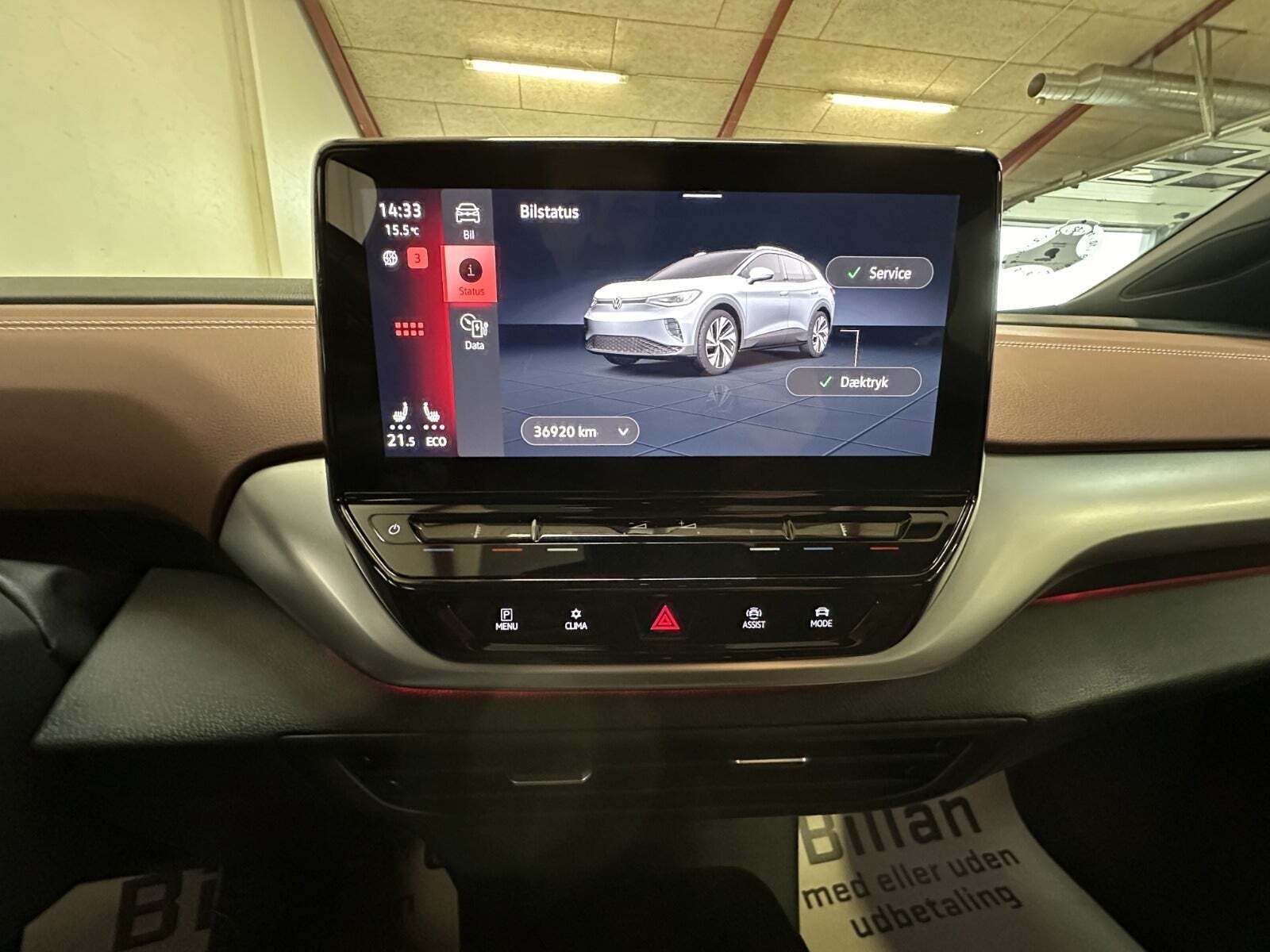 Grøn VW ID.4 fra 2021