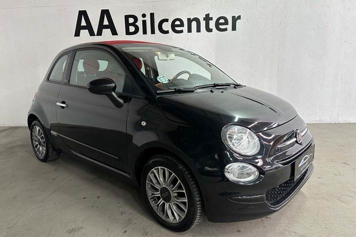 Sort Fiat 500C fra 2018