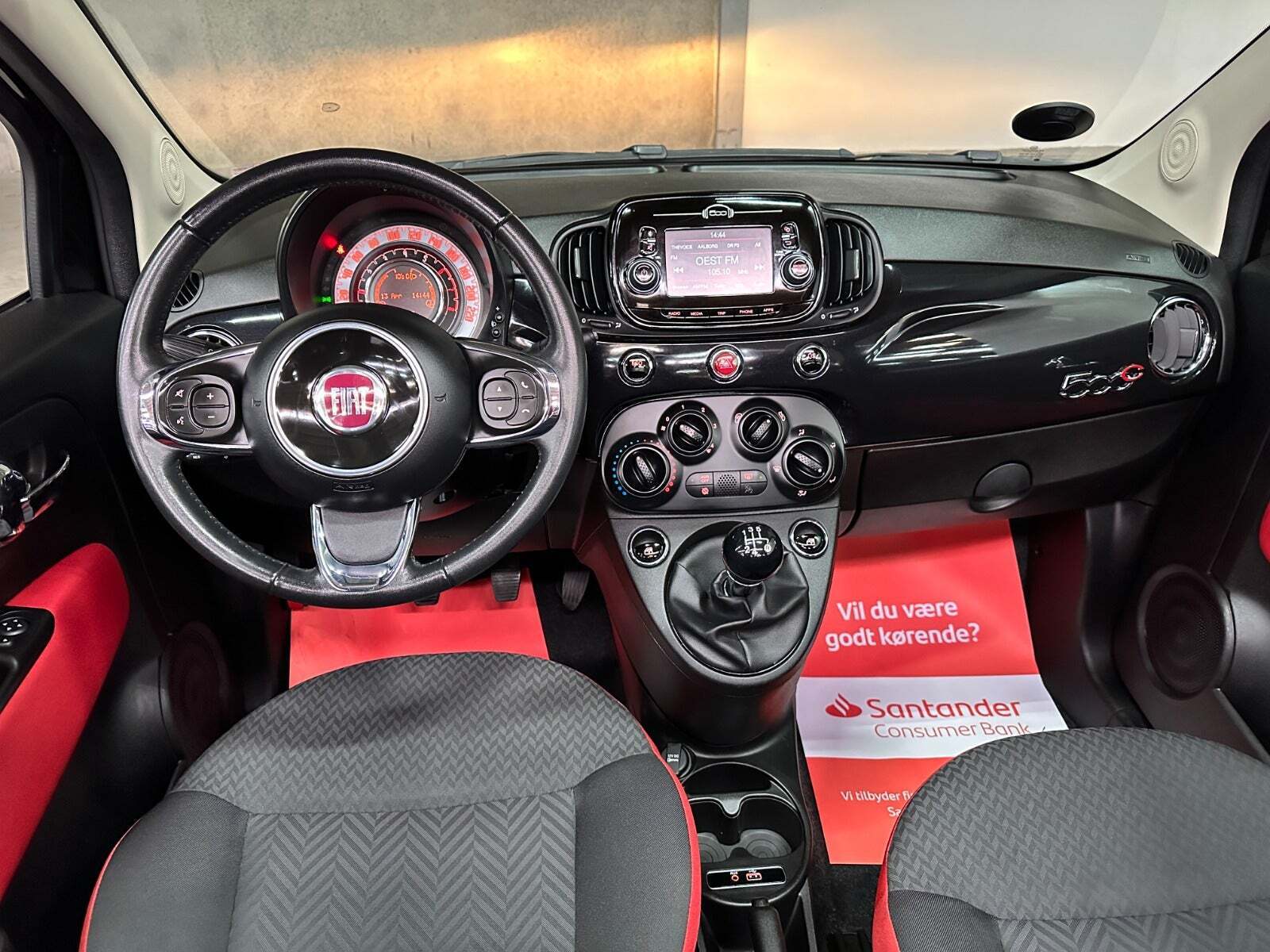Sort Fiat 500C fra 2018