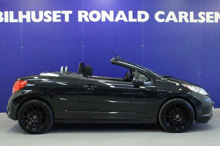 Sort Peugeot 207 fra 2008