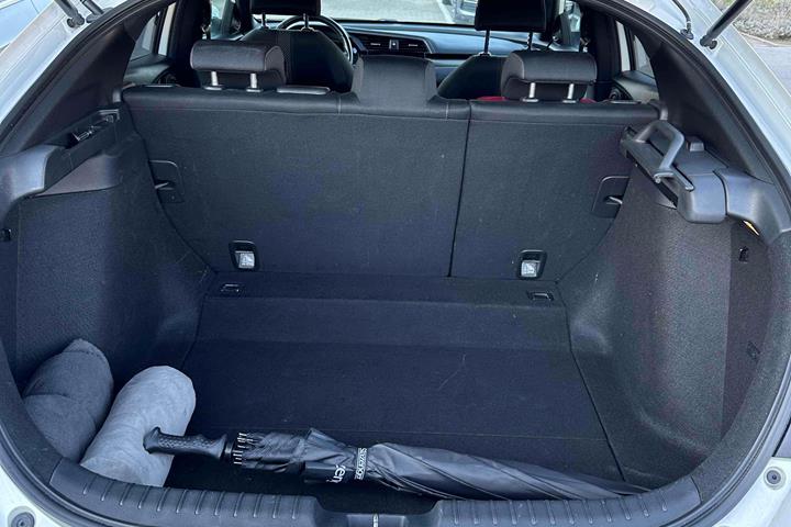 Hvid Honda Civic fra 2017