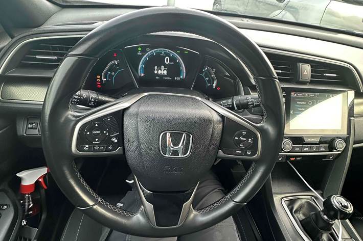 Hvid Honda Civic fra 2017