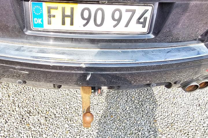 Sort VW Touareg fra 2006