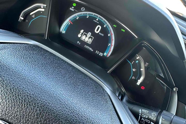 Hvid Honda Civic fra 2017