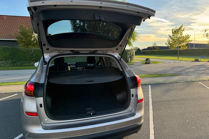 Sølv Hyundai Tucson fra 2019