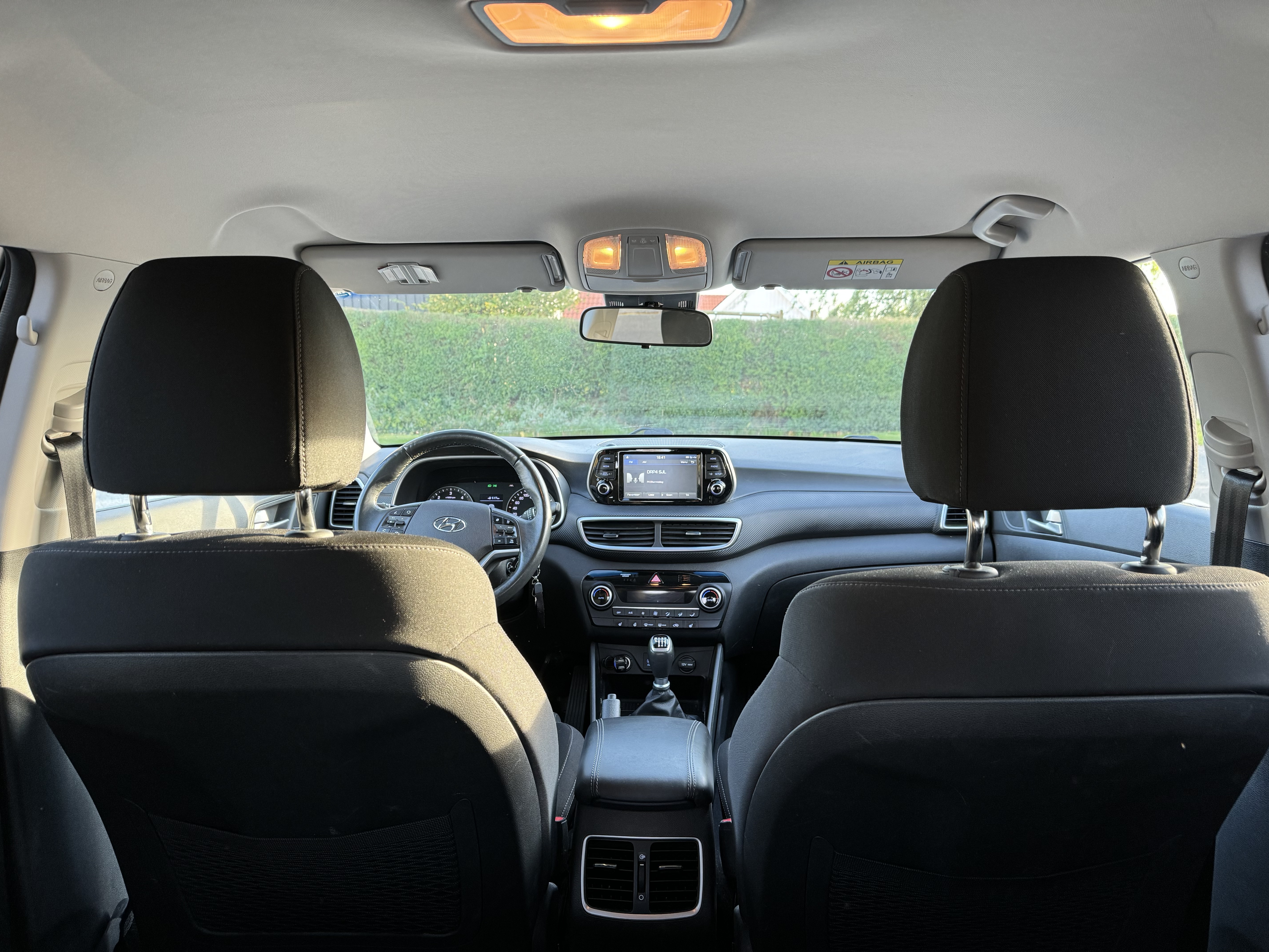 Sølv Hyundai Tucson fra 2019