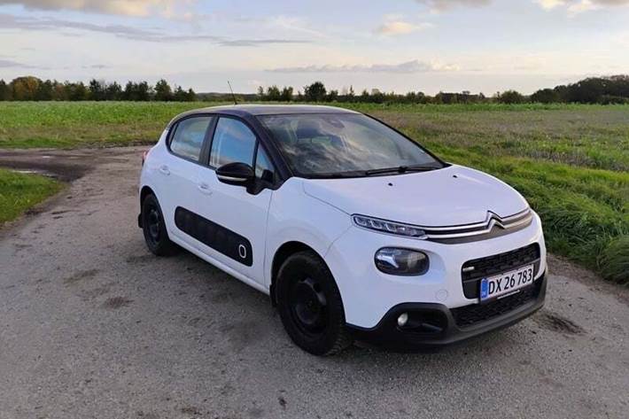 Hvid Citroën C3 fra 2017