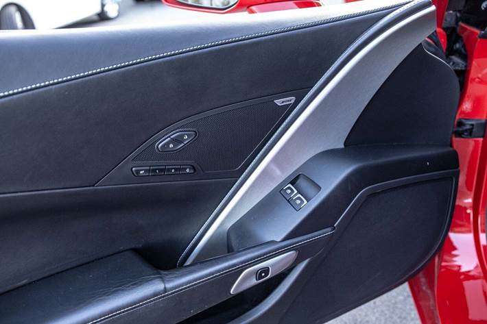 Rød Chevrolet Corvette fra 2014