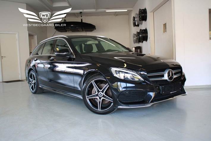 Sort Mercedes C200 fra 2018