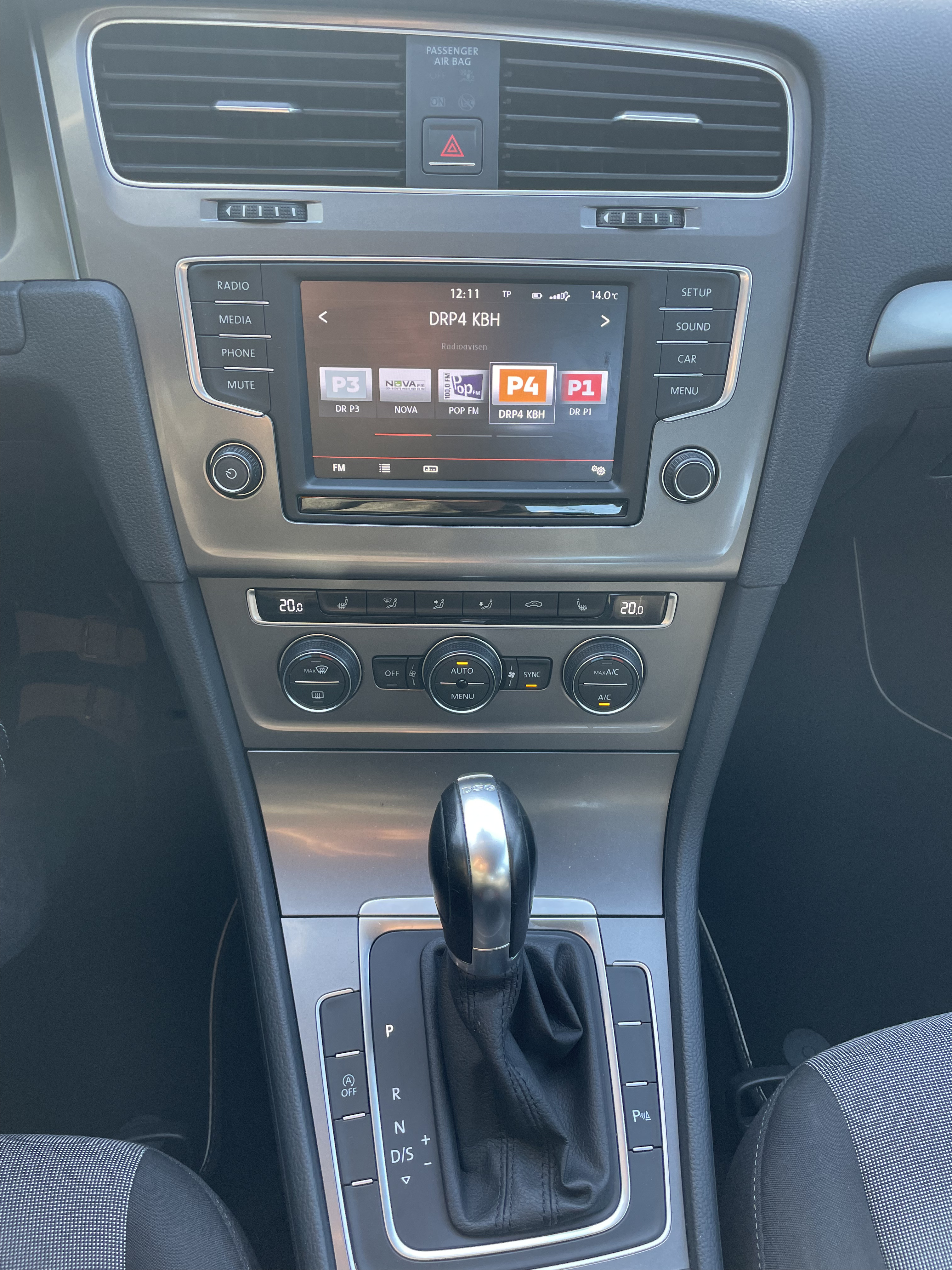 Sort VW Golf fra 2015