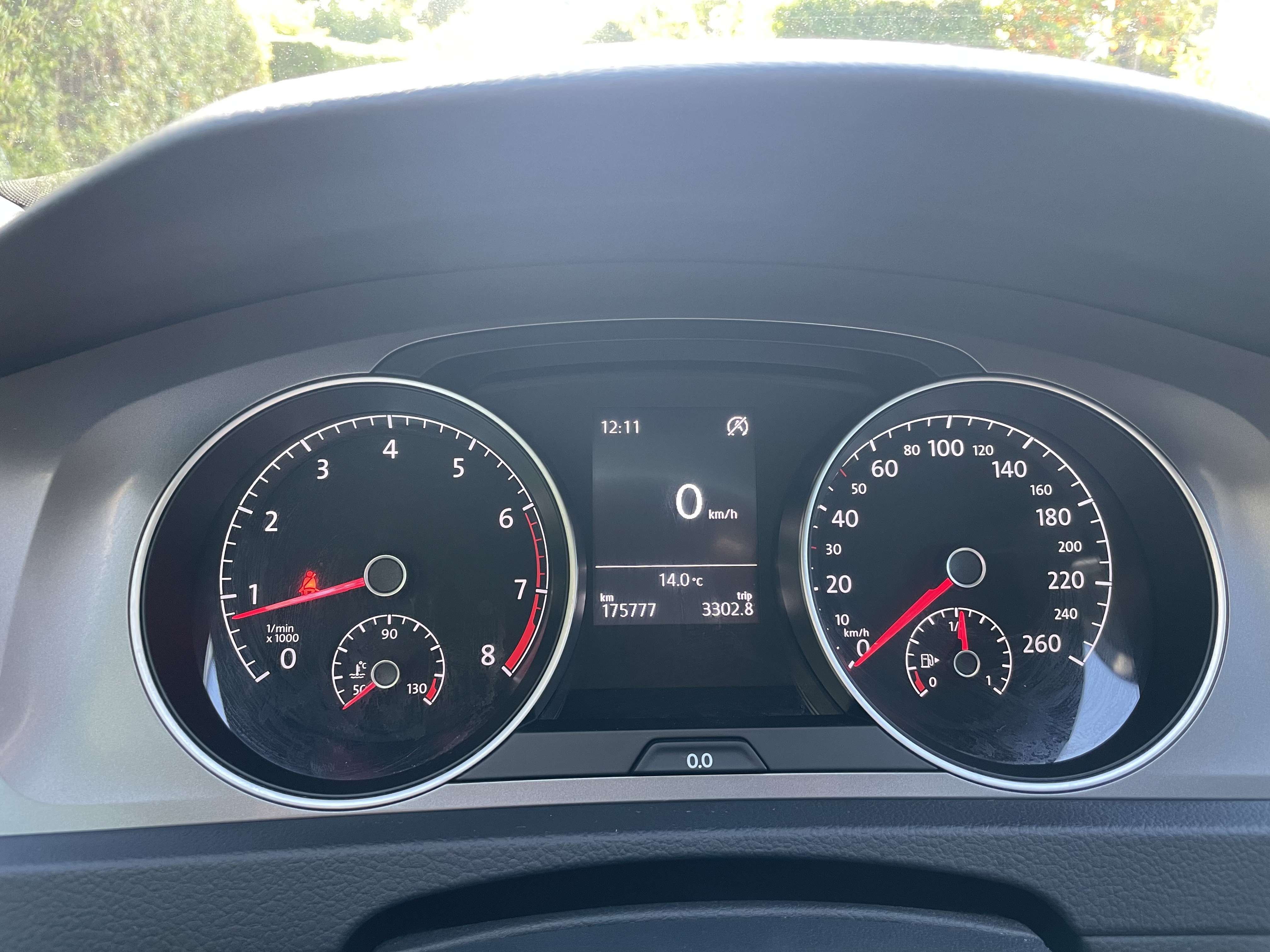 Sort VW Golf fra 2015