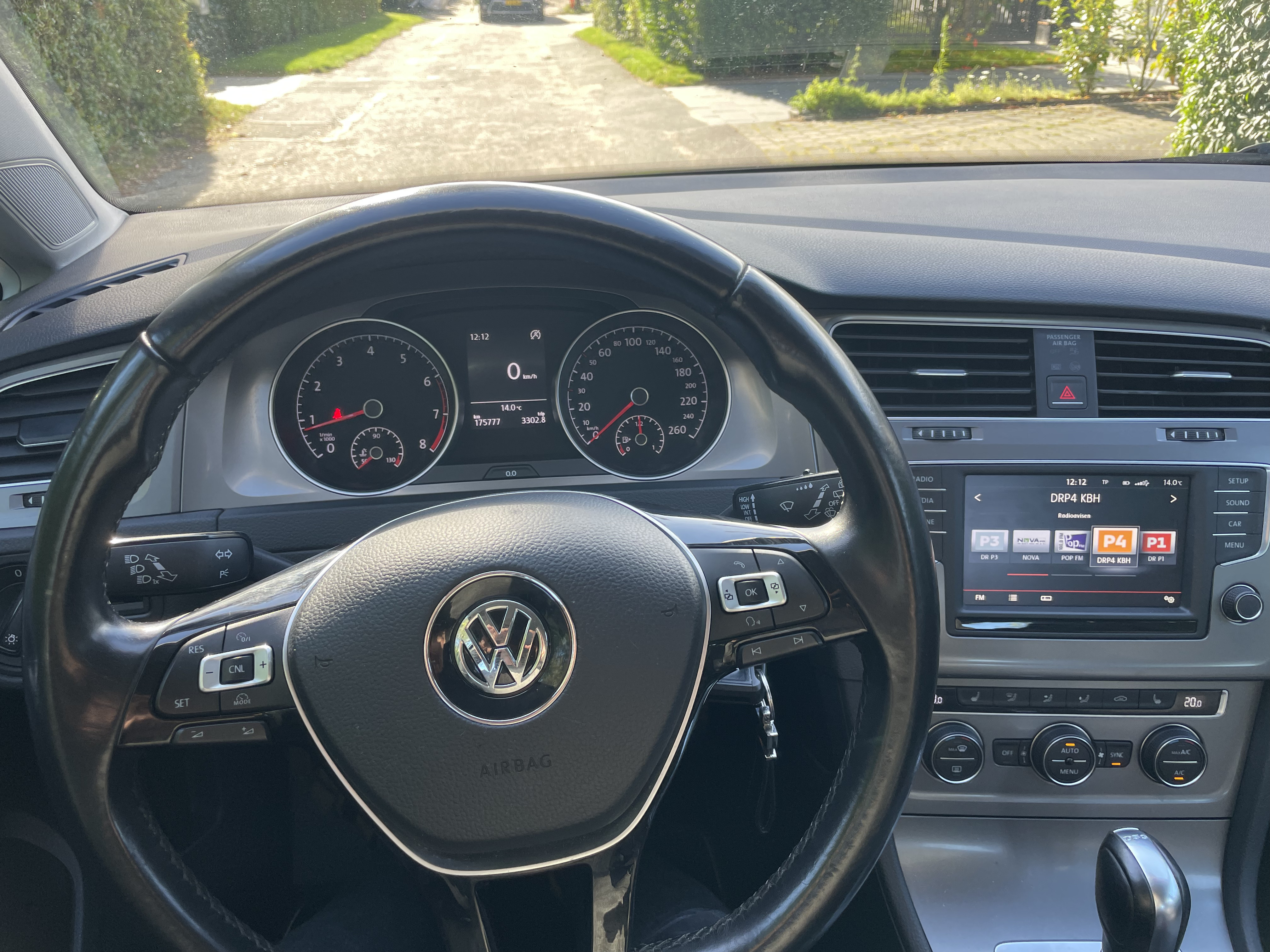 Sort VW Golf fra 2015