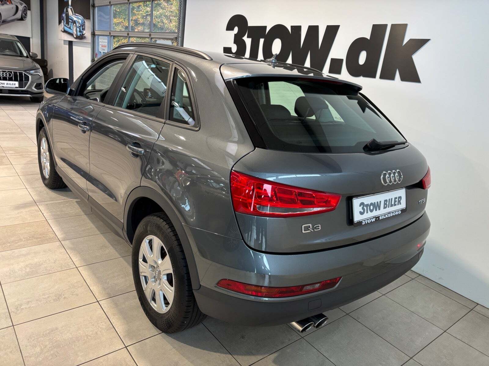 Grå Audi Q3 fra 2018