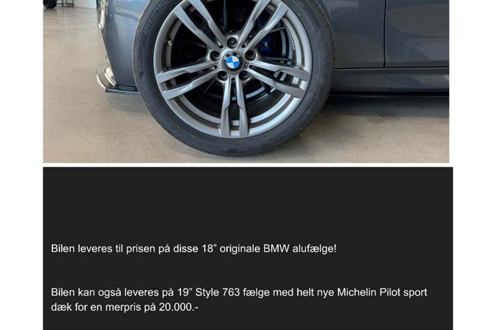 Grå BMW 340i fra 2019