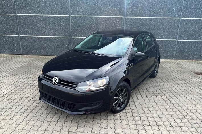 Sort VW Polo fra 2010