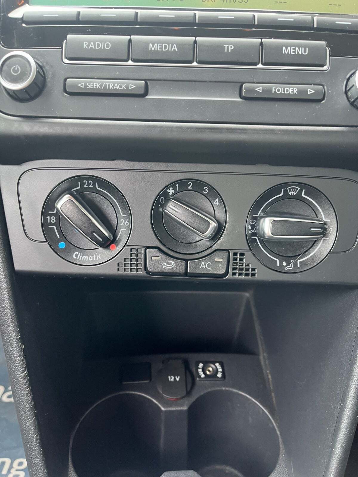 Sort VW Polo fra 2010