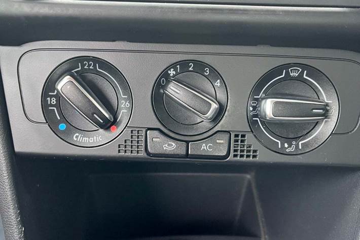 Sort VW Polo fra 2010