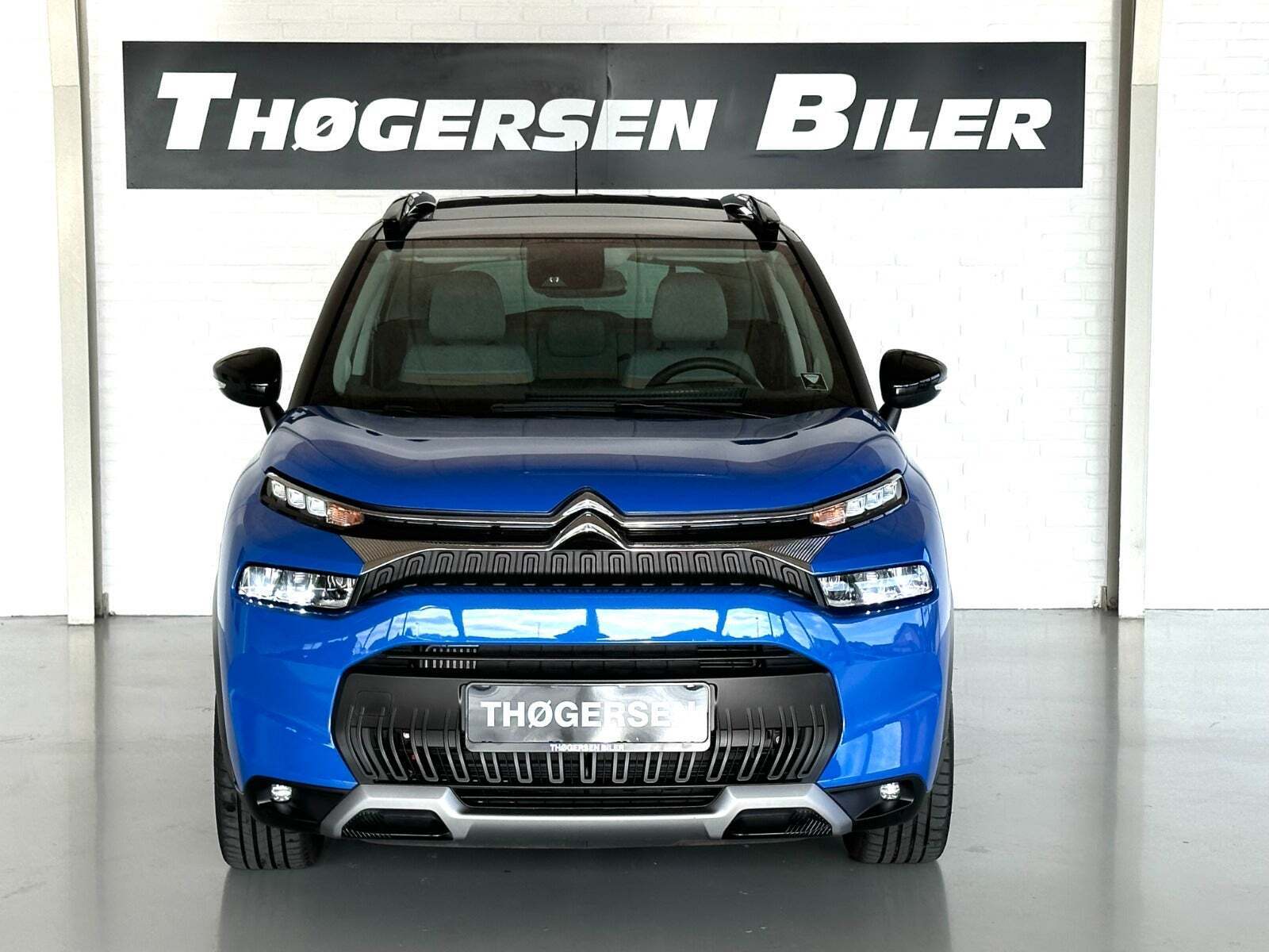 Blå Citroën C3 Aircross fra 2022 set udefra