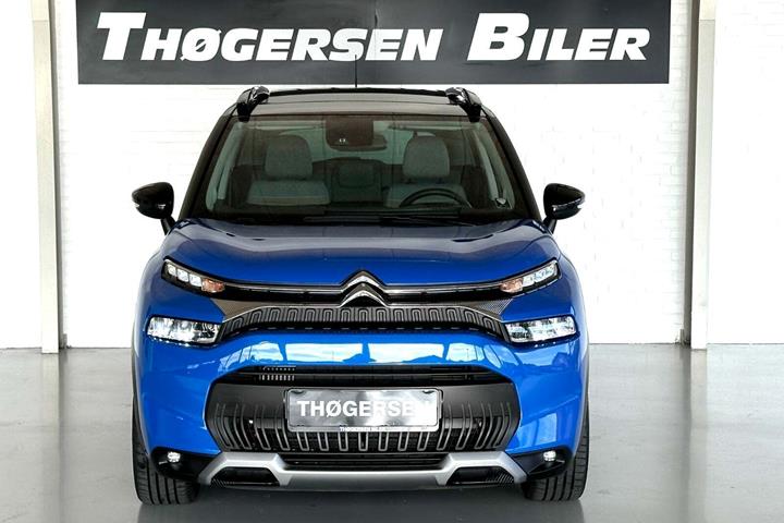Blå Citroën C3 Aircross fra 2022 set udefra