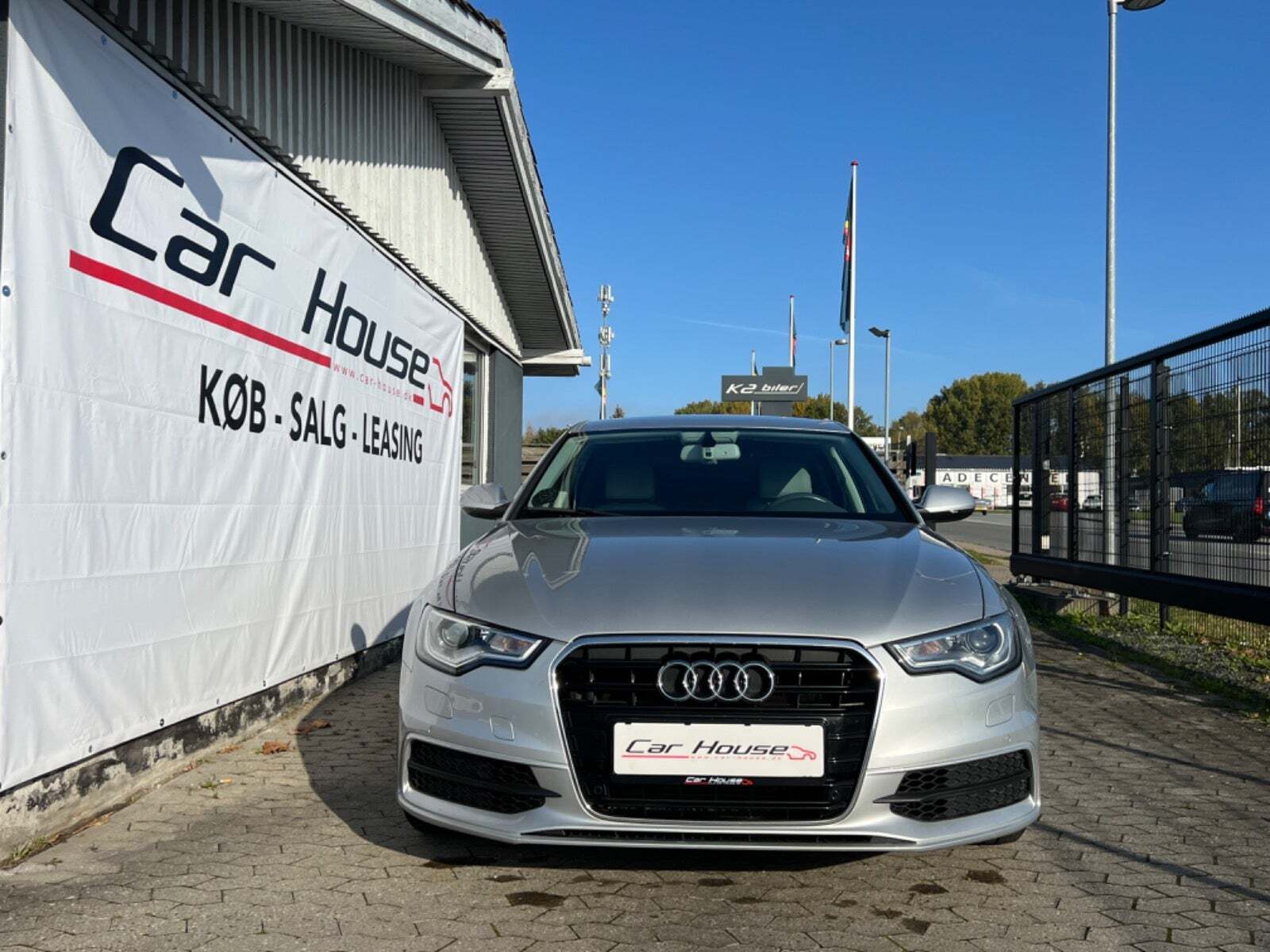 Sølv Audi A6 fra 2014