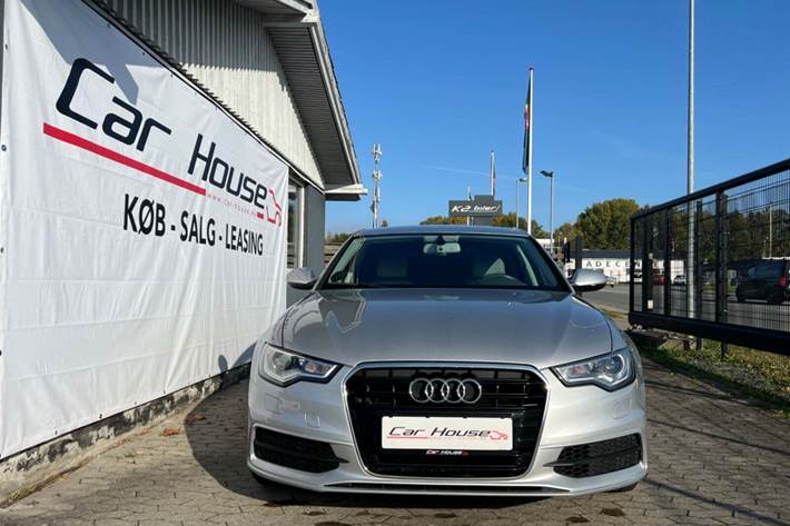 Sølv Audi A6 fra 2014