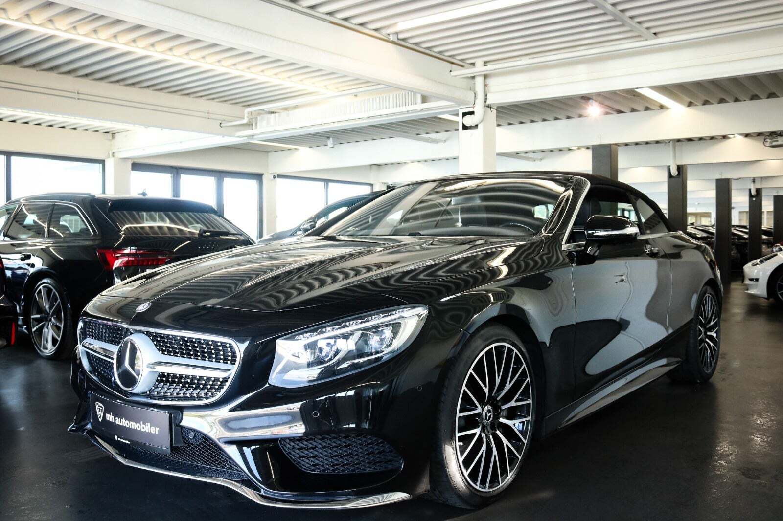 Sort Mercedes S500 fra 2016
