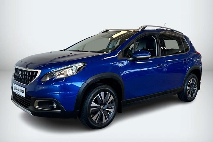 Blå Peugeot 2008 fra 2019