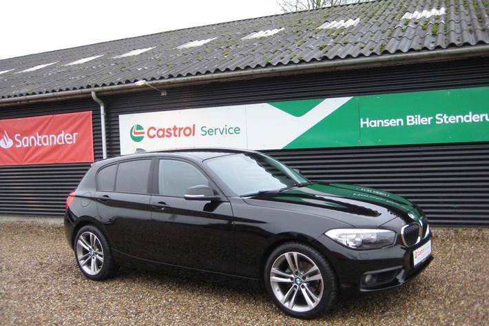 Sort BMW 118d fra 2015