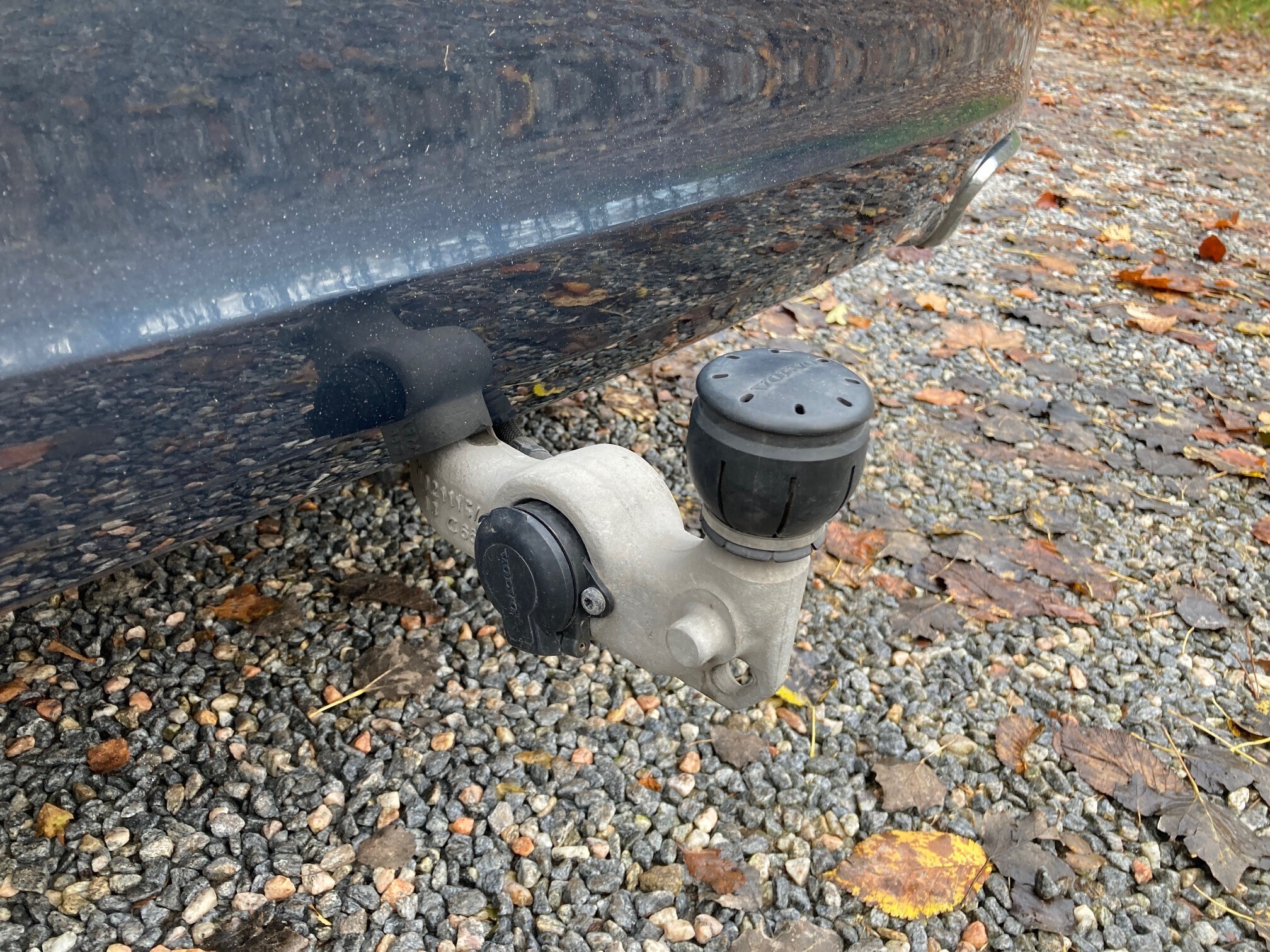 Blå Volvo XC60 fra 2019