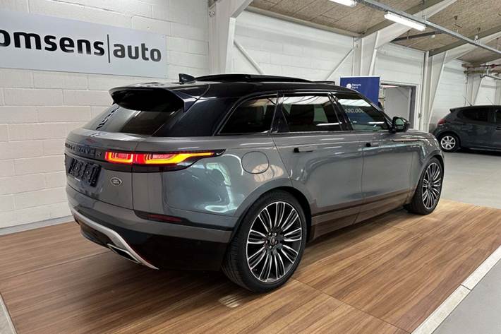 Grå Land Rover Range Rover Velar fra 2018