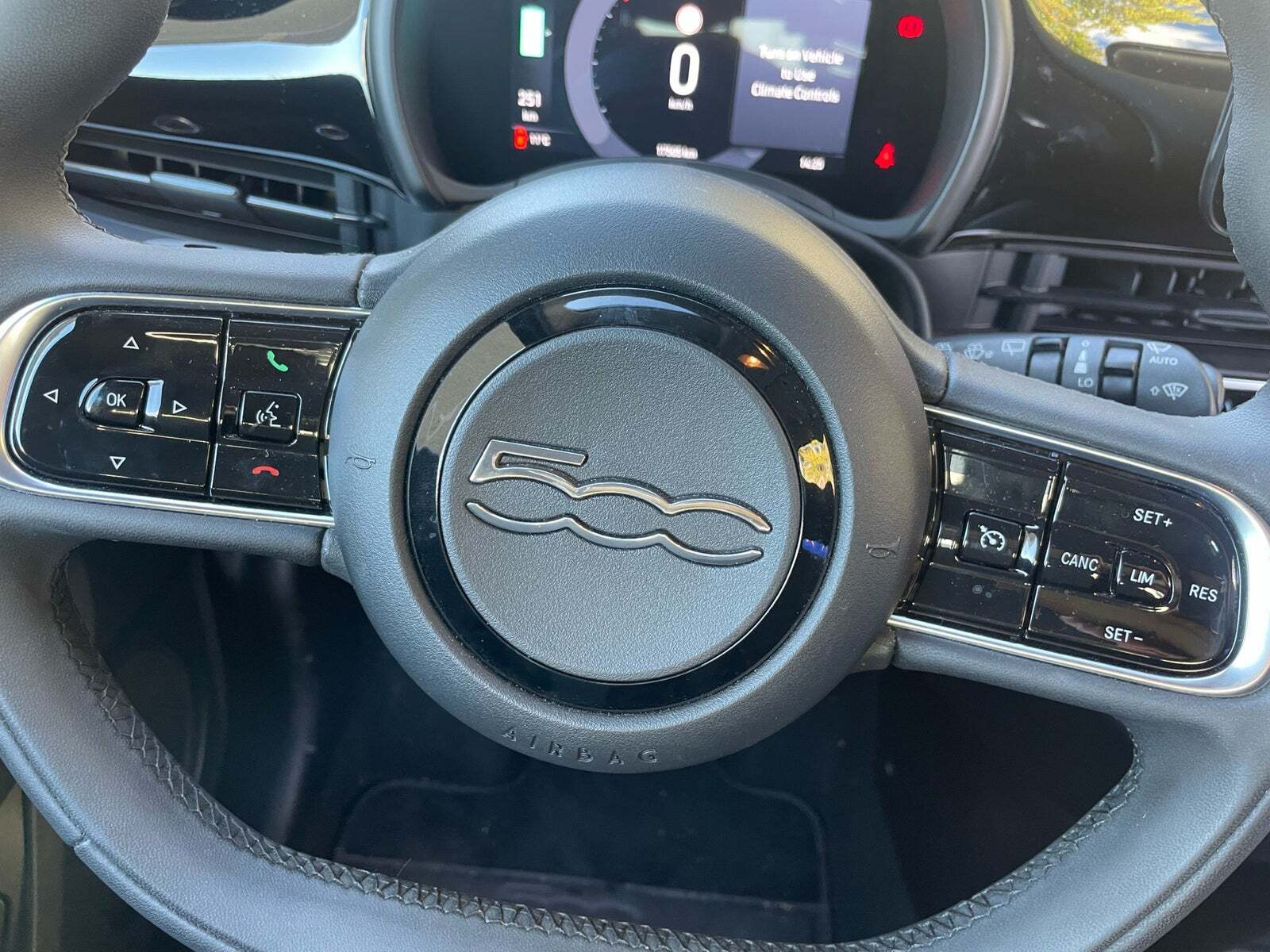 Sort Fiat 500e fra 2023