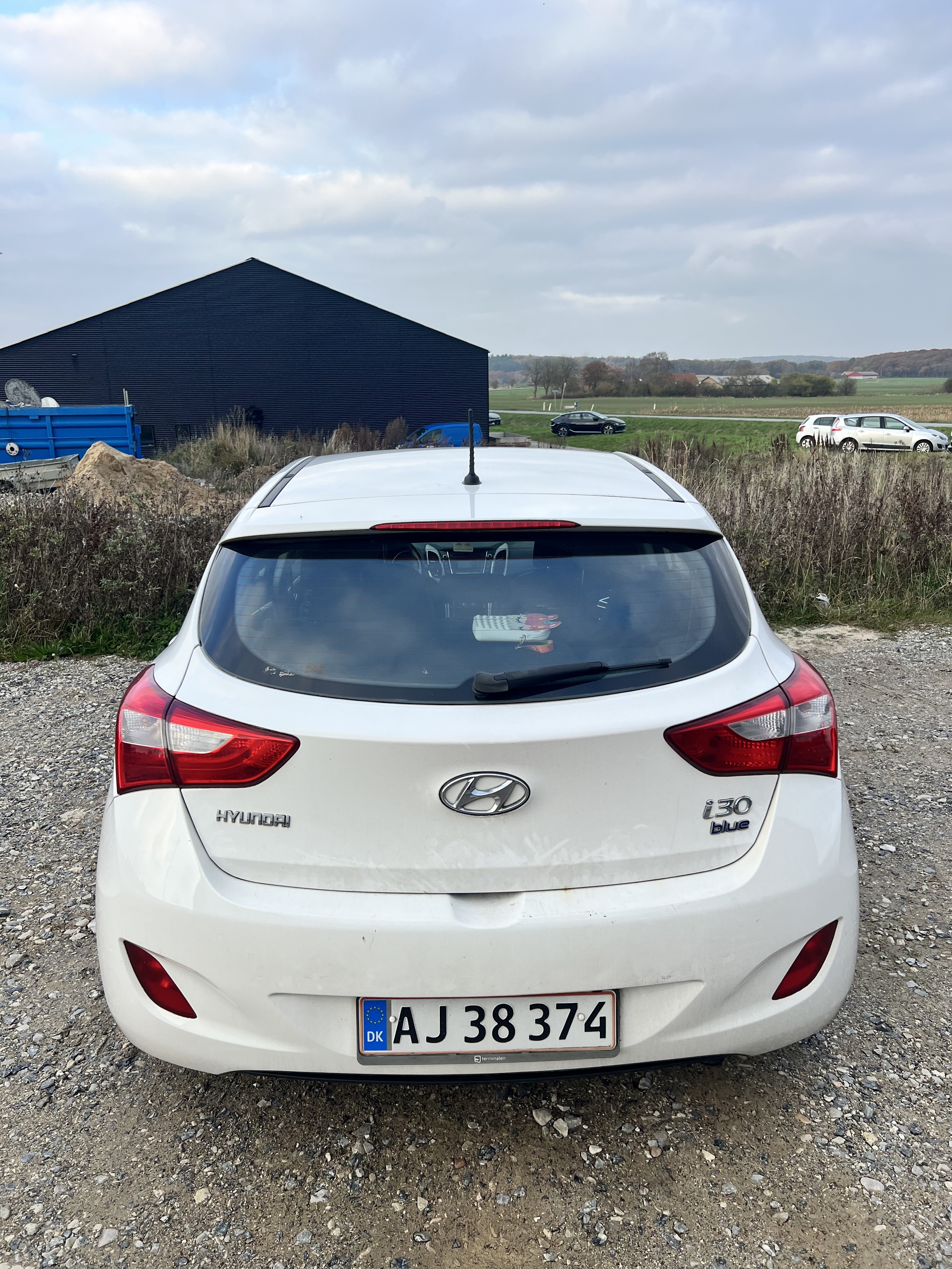 Hvid Hyundai i30 fra 2012