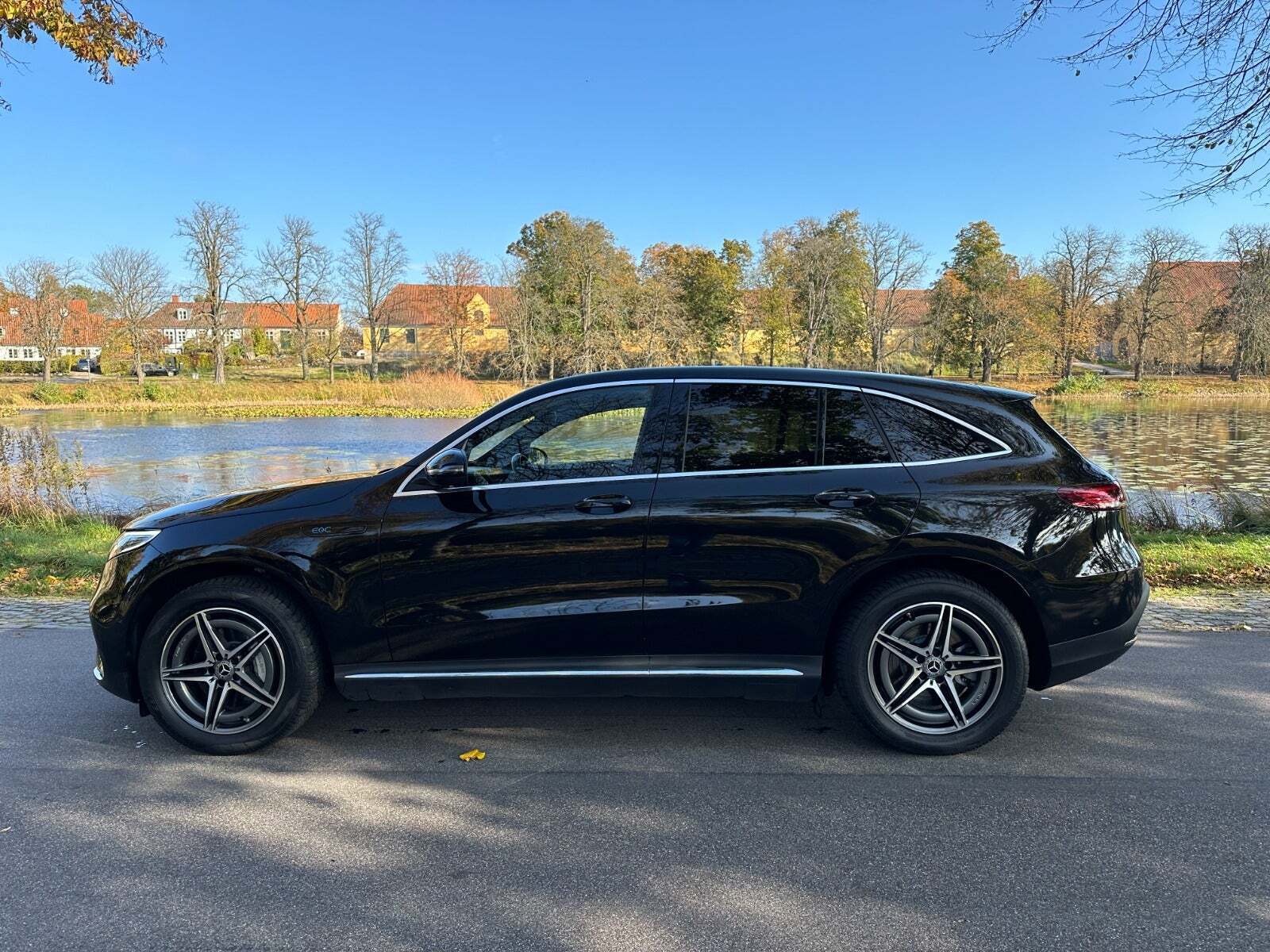 Sort Mercedes EQC400 fra 2021